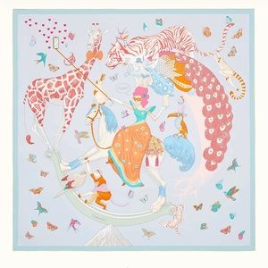 ❌SOLD❌NEW Hermes silk scarf 90cm